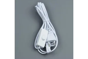 Провод д/подкл светильников для раст ULI-P* 300 см,кноп вкл, бел UCX-PT2/L10-300/B WHITE 1 STICKER U