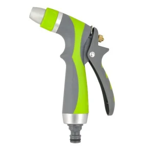 Пистолет поливочный 3-х функц с фиксатором под коннектор 'Урожайная сотка Эксперт' прорезиненный YM7215 *1
