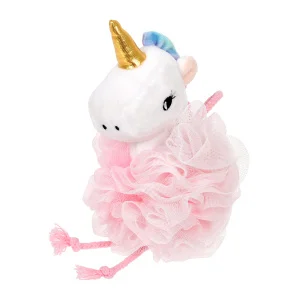 Мочалка для нежной и чувствительной кожи "Единорожка", 17х12 см, soft, для бани и сауны "Банные штуч