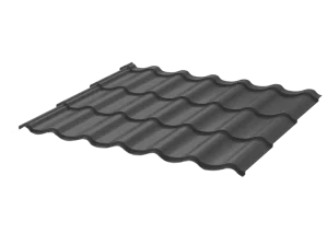 Металлочерепица (профиль) М4 2 Стандарт ПЭ 1180х3000 0,45 RAL7024 серый графит