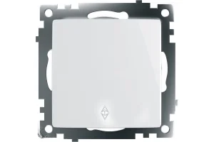 Переключатель 1-кл "Катрин" (механизм) 250В 10А белый GLS10-7105-01 Stekker *1