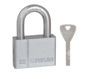 Замок навесной FUARO PL-PROTEC-2560 4 fin key (PL-2560) фин. /блистер *6