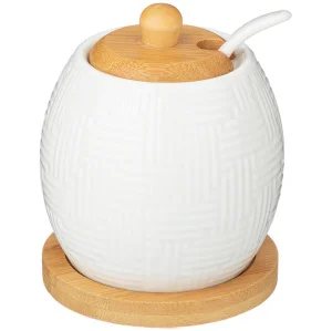 Сахарница С Ложкой Lefard "Native" 300 Мл 8*8*10 См  (Кор=48Шт.)