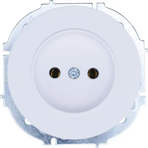 Розетка 1-м OSEN б/з ПБТ белая Lezard 743-0288-121B