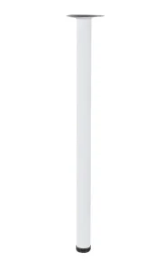 Опора мебельная 710мм d50 металл круг белая S22212417_1 Госкреп