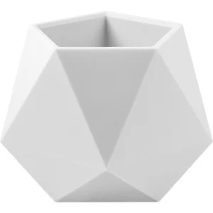 Кашпо д/цветов пласт. "Абремо" 0,72л белый КШ-1751 (La Decoro) *1