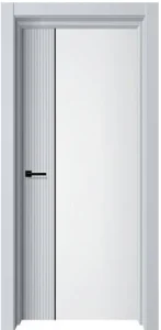 Полотно дверное MM-4 ДГ белуччи/грау/черный молдинг 600*2000