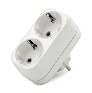 Разветвитель 2-м 16А с/зазем А302 (UNIVersal) *1