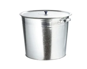 Бак оцинк 32 л для белья с решеткой и крышкой (Магнитогорск)