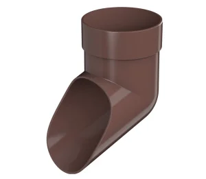 Слив трубы ТН ОПТИМА D120/80мм коричневый 128225 кор-38шт