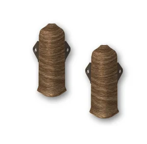 Угол наружный с крепежом 293 Орех темный 80мм Лексида