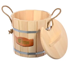 Запарник 8 л, с крышкой, липа "Банные штучки" 3605 *1