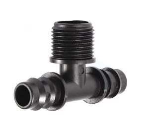 Тройник для капельной трубки d16 мм внешняя резьба 3/4 Н0368 *1