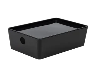 Контейнер VERSA S, 3л с крышкой, прозрачный черный