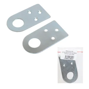 Проушина д/нав.замков Кунгур 40х75 прямая цинк пара Упакованная (100) (пар)