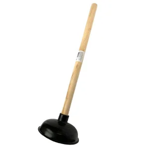 Вантуз деревянная ручка 42см D13,5см ДС-299 черный