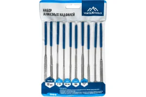 Набор алмазных надфилей 10 предм. VertexTools 0048-10 *1