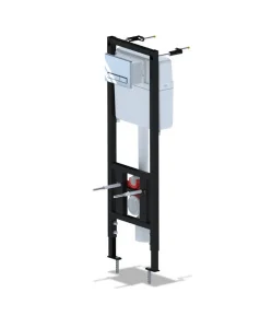 Инсталляция АНИ Пласт WCP4141A с механической кнопкой, хром WP1410,  1300х400х225 мм