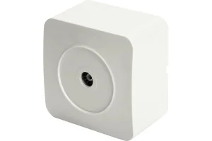 Розетка TV 1-м "София" ОП 75 Ом 5-862МГц белый MST00-10-01 Stekker *1