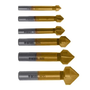 Набор зенковок HSS M3-M10 6шт Denzel 72313 *1