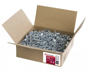 Гвозди ершенные оцинкованные Шинглас, 30х3,5мм  (упак.5 кг) 357365/147414