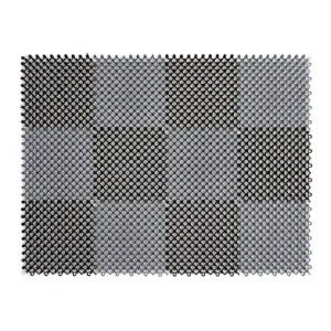 Коврик травка 42х56см черно-серый 23005 VORTEX