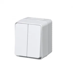 Выключатель 2-кл ОП "AtlasDesign" PROFI IP54 10 АХ, белый ATN540151 (Systeme Electric) *1