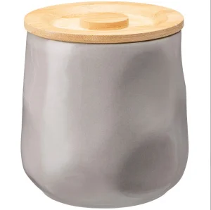 Банка Для Сыпучих Bronco "Meadow" 12*11,5 См 1000 Мл Серая (Кор=16Шт.)