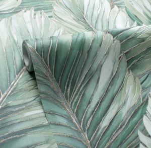 Обои компакт-винил Yalta 287313 1,06х10м листья зеленые