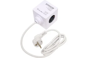 Удлинитель 3х1,5м c/з 3x1мм2 Comfort белый HM10-41-01 Stekker *1