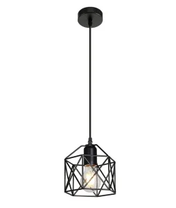 Светильник подвесной 10265/1BK BK (ЭкономСвет) *1