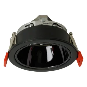 Светильник встраиваемый Feron DL3102 потолочный MR16 G5.3 черный + черный хром