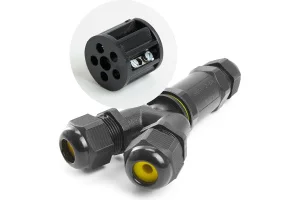 Соединитель-коннектор для проводов трехконтактный водонепроницаемый LD522/LD529 STEKKER *1