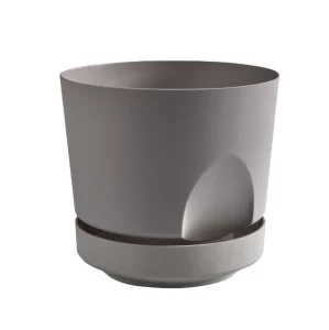 Кашпо для цветов ВМС Тренд КШ-4101 Серый жемчуг 0,8л d120мм