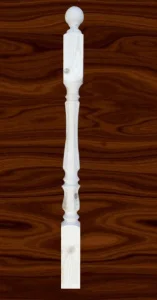 Столб граненый сосна 1160x80х80мм АВ вол