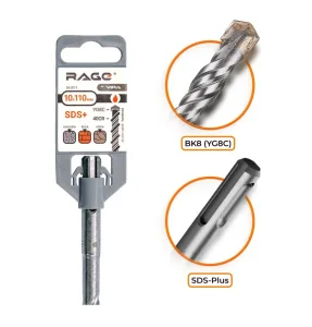 Бур по бетону 10х110мм SDS-plus RAGE by VIRA 561011 *1