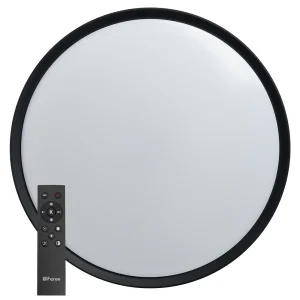 Светильник светодиодный управляемый Feron AL6240 “Simple matte” тарелка 80W 3000К-6500K черный ПДУ