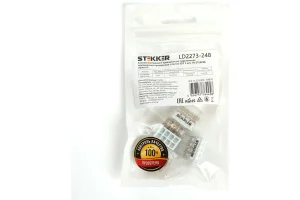 Клемма монтажная 8-проводная с пастой упак 5шт LD2273-248 STEKKER *1