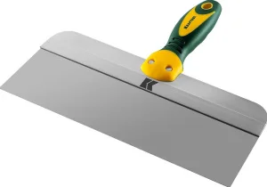 Шпатель фасадный 300 мм двухкомп. ручка, нерж. сталь, широкое полотно, алюм. направляющая Kraftool 10036-300 *1