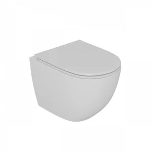 Унитаз подвесной D&K Matrix DT1396516 безободковый торнадо, сиденье микролифт, белый