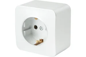 Розетка 1-м "София" ОП с/з 250В 16А IP20 белый MST16-11-01 Stekker *1