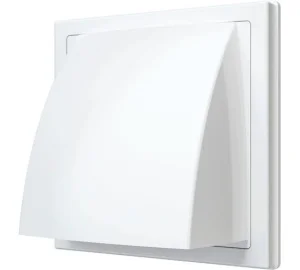 Выход стенной вытяжной с обратным клапаном 190х190мм с фланцем d150/160мм 1919К15.16ФВ Era