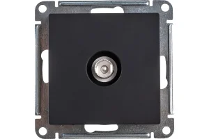 Розетка оконечная ТВ 1DB AtlasDesign карбон ATN001093 Systeme Electric