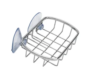 Мыльница на присосках Cozy SD-2 Рыжий Кот И0789 метал. хром 113х9х3см