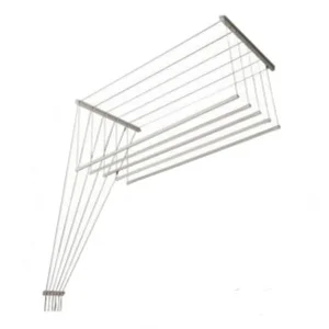 Сушилка для белья потолочная "Лиана" 5-рядная, ширина 1,5м, белая