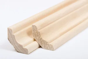 Плинтус фигурный липа 15х45х2500мм сорт А