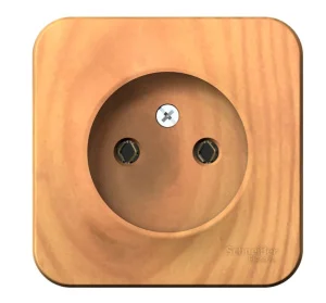 Розетка 1-м ОП Blanca 16А без заземл., ясень BLNRA000115 Systeme Electric