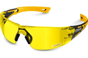 Очки защитные MX-9 открытого типа, желтые, защитные очки с двухкомпонентными дужками Stayer 110491 *1
