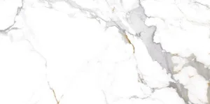 Керамогранит GlobalTile Calacatta Imperial_GT 400х800х8,5мм белый полированный GT40806103MR 1уп=1,6м2 (5шт)