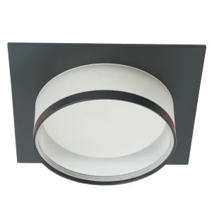 Светильник встраиваемый Feron DL501 потолочный GX53 черный квадрат